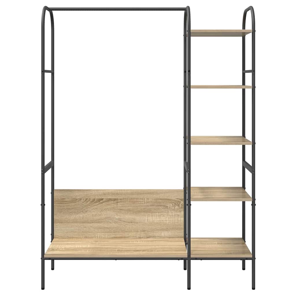 Porte-vêtements Marron 120 x 44 x 160 cm Bois d'ingénierie - XIOS