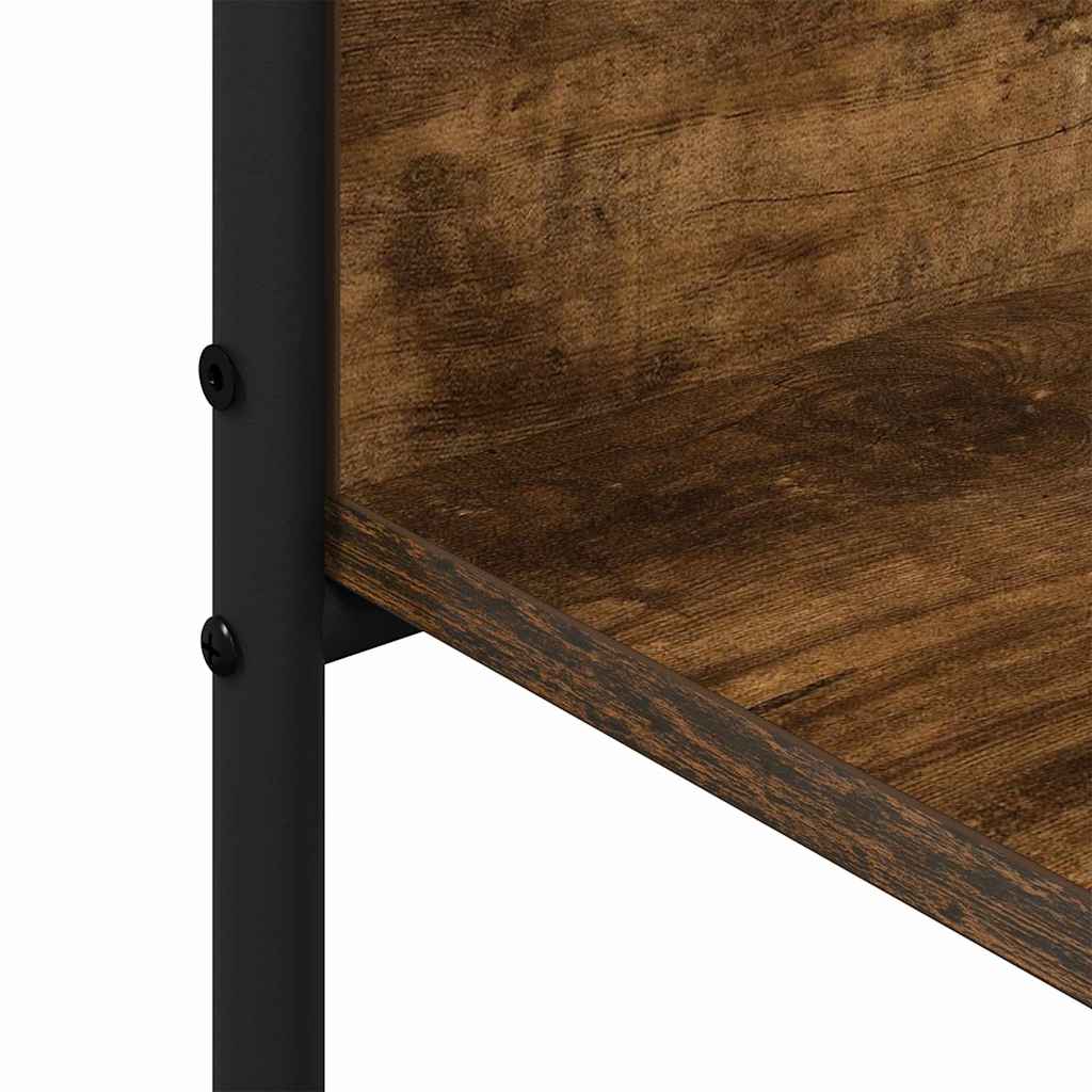 Porte-vêtements Chêne brun 120 x 44 x 160 cm Bois d'ingénierie - XIOS