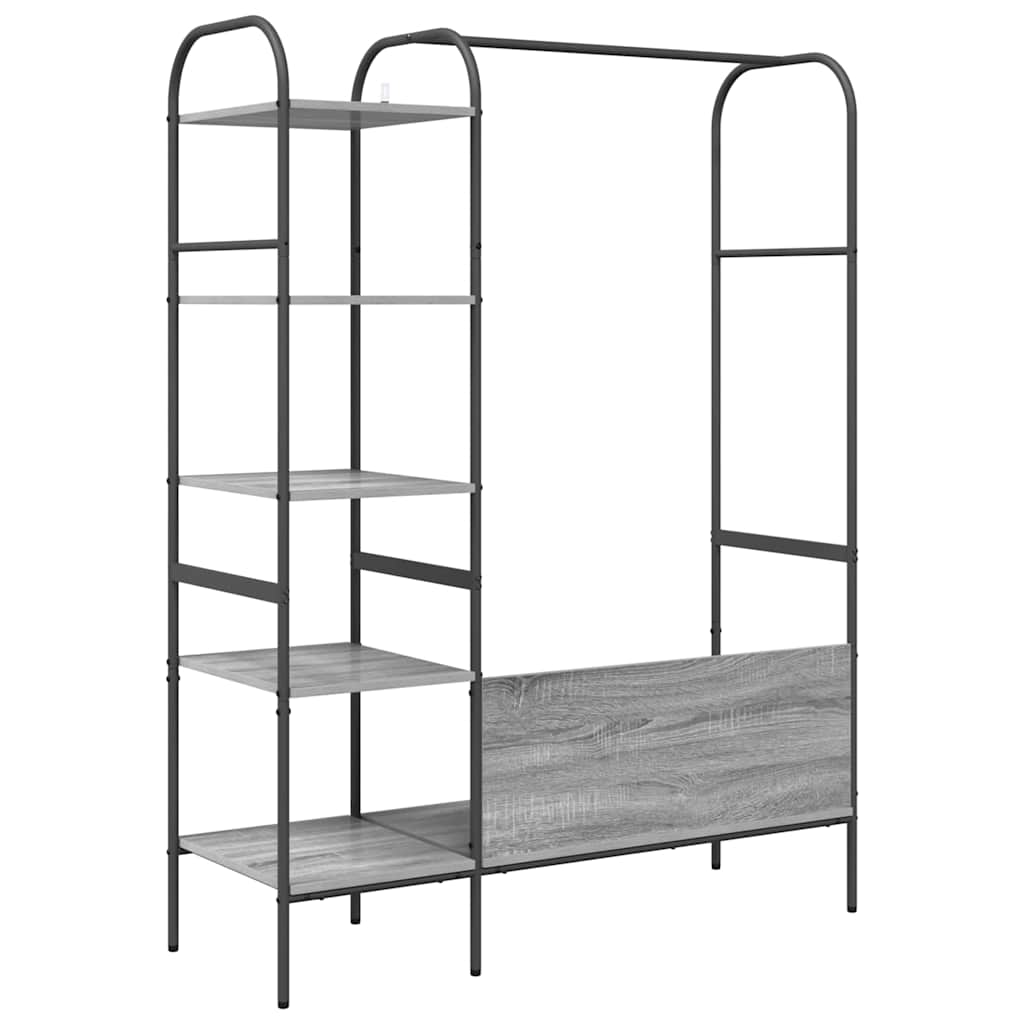 Porte-vêtements Gris 120 x 44 x 160 cm Bois d'ingénierie - XIOS