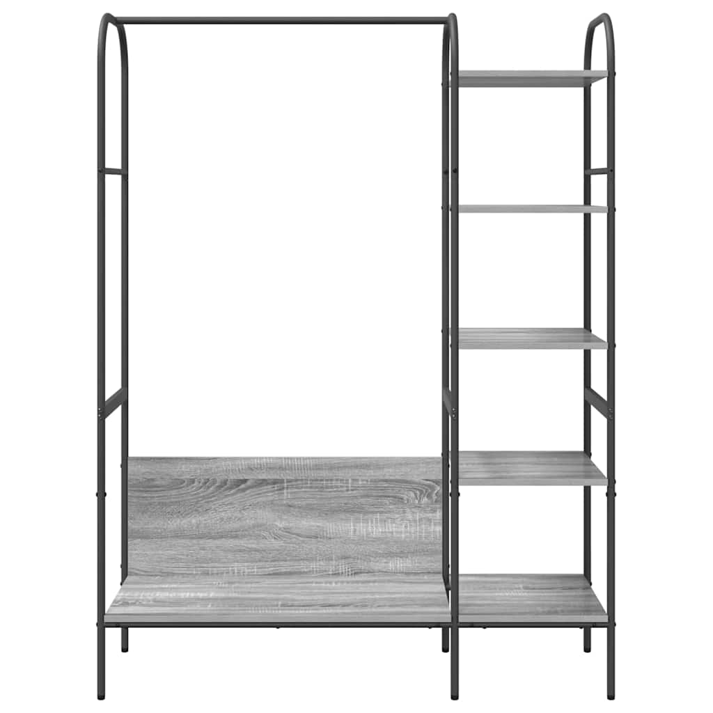 Porte-vêtements Gris 120 x 44 x 160 cm Bois d'ingénierie - XIOS