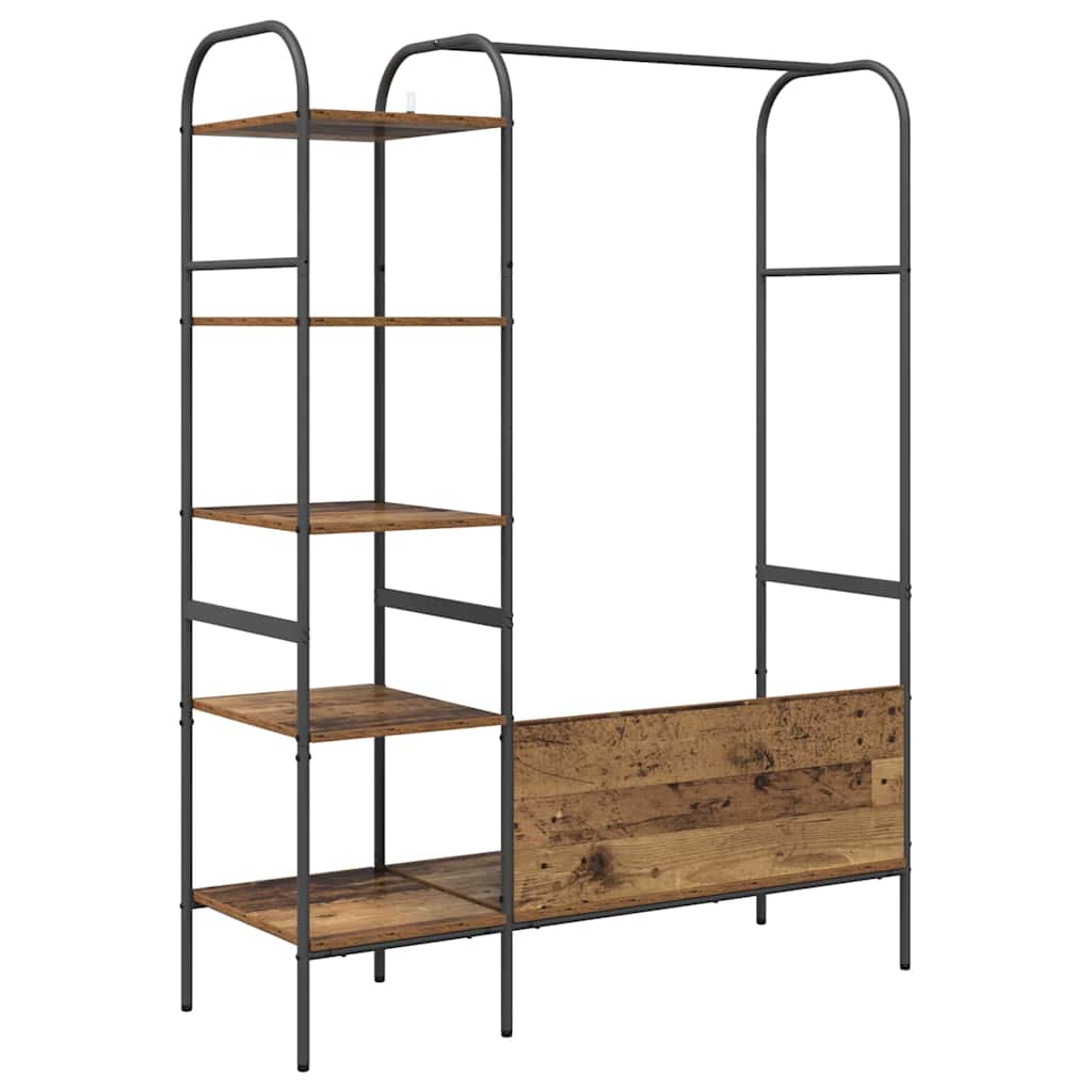 Porte-vêtements Marron 120 x 44 x 160 cm Bois d'ingénierie - XIOS