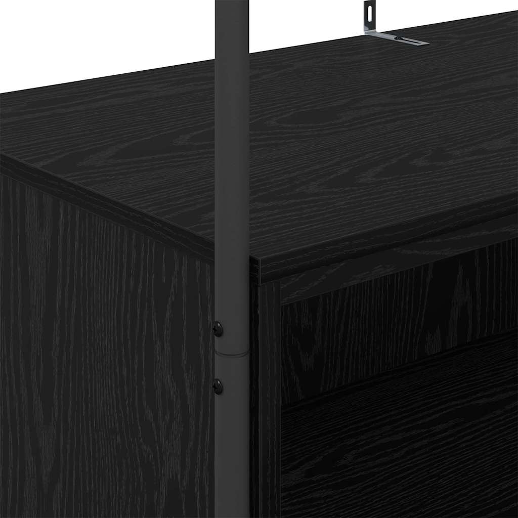 Porte-vêtements Noir 100 x 44 x 160 cm Bois d'ingénierie - XIOS