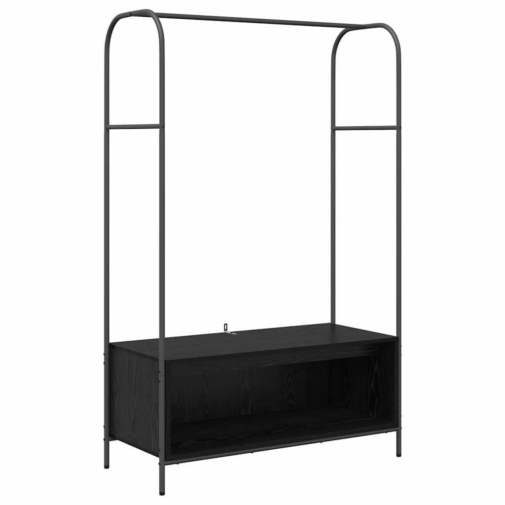 Porte-vêtements Noir 100 x 44 x 160 cm Bois d'ingénierie - XIOS