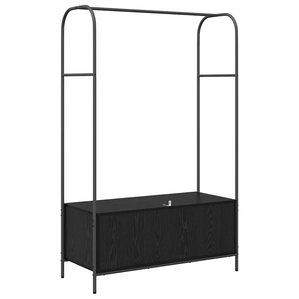 Porte-vêtements Noir 100 x 44 x 160 cm Bois d'ingénierie - XIOS