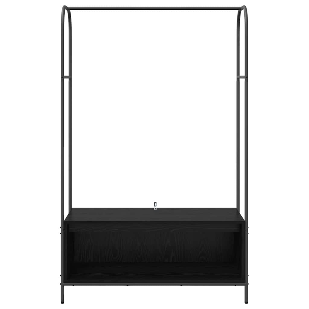 Porte-vêtements Noir 100 x 44 x 160 cm Bois d'ingénierie - XIOS