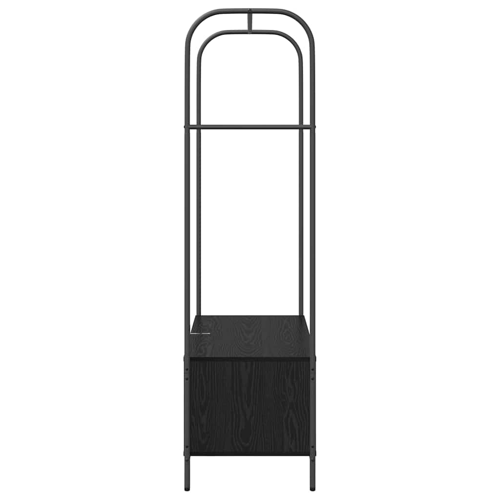 Porte-vêtements Noir 100 x 44 x 160 cm Bois d'ingénierie - XIOS