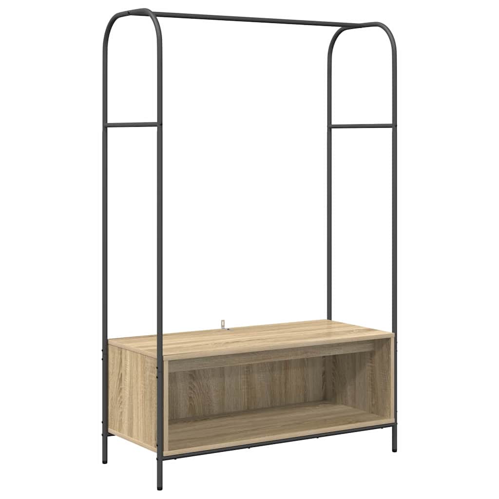 Porte-vêtements Marron 100 x 44 x 160 cm Bois d'ingénierie - XIOS