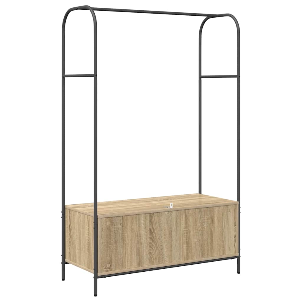 Porte-vêtements Marron 100 x 44 x 160 cm Bois d'ingénierie - XIOS