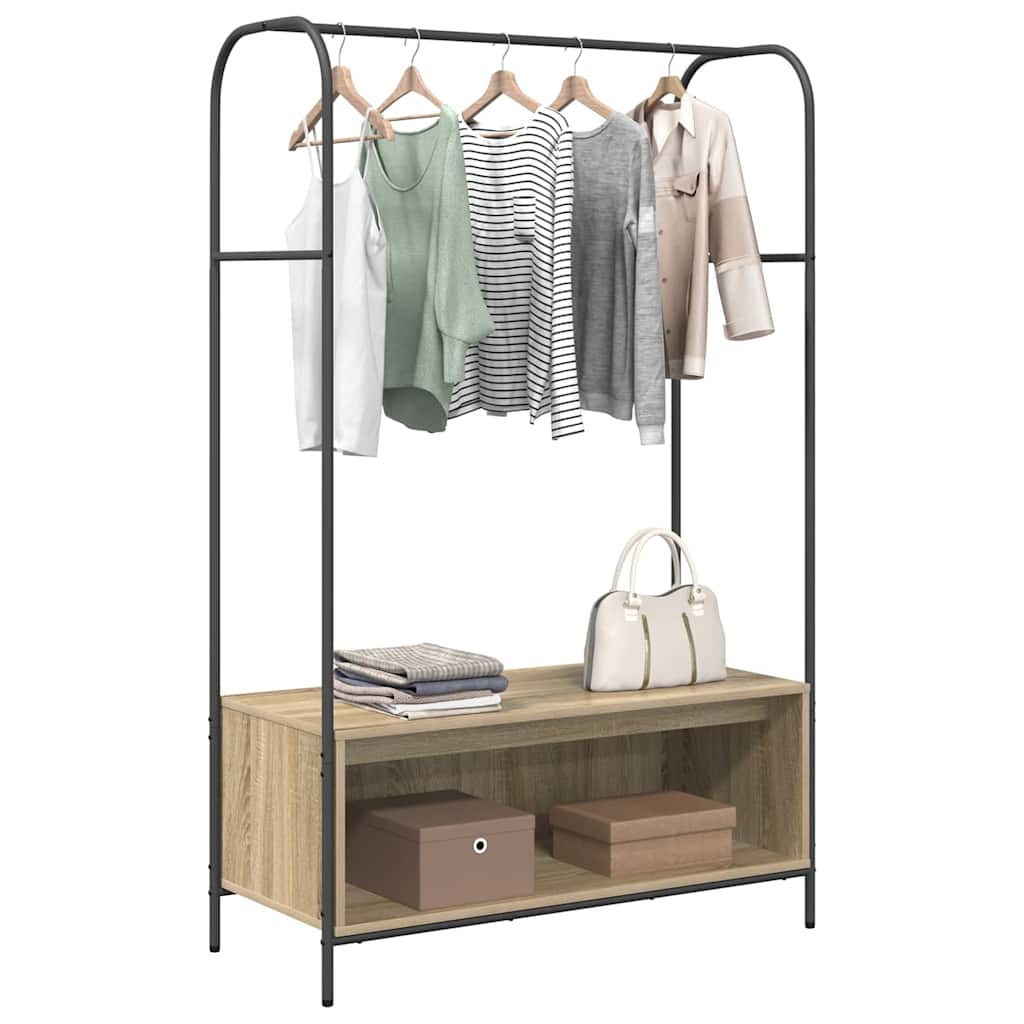 Porte-vêtements Marron 100 x 44 x 160 cm Bois d'ingénierie - XIOS
