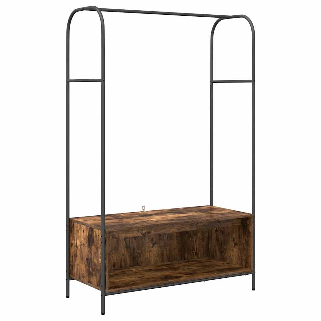 Porte-vêtements Chêne brun 100 x 44 x 160 cm Bois d'ingénierie - XIOS
