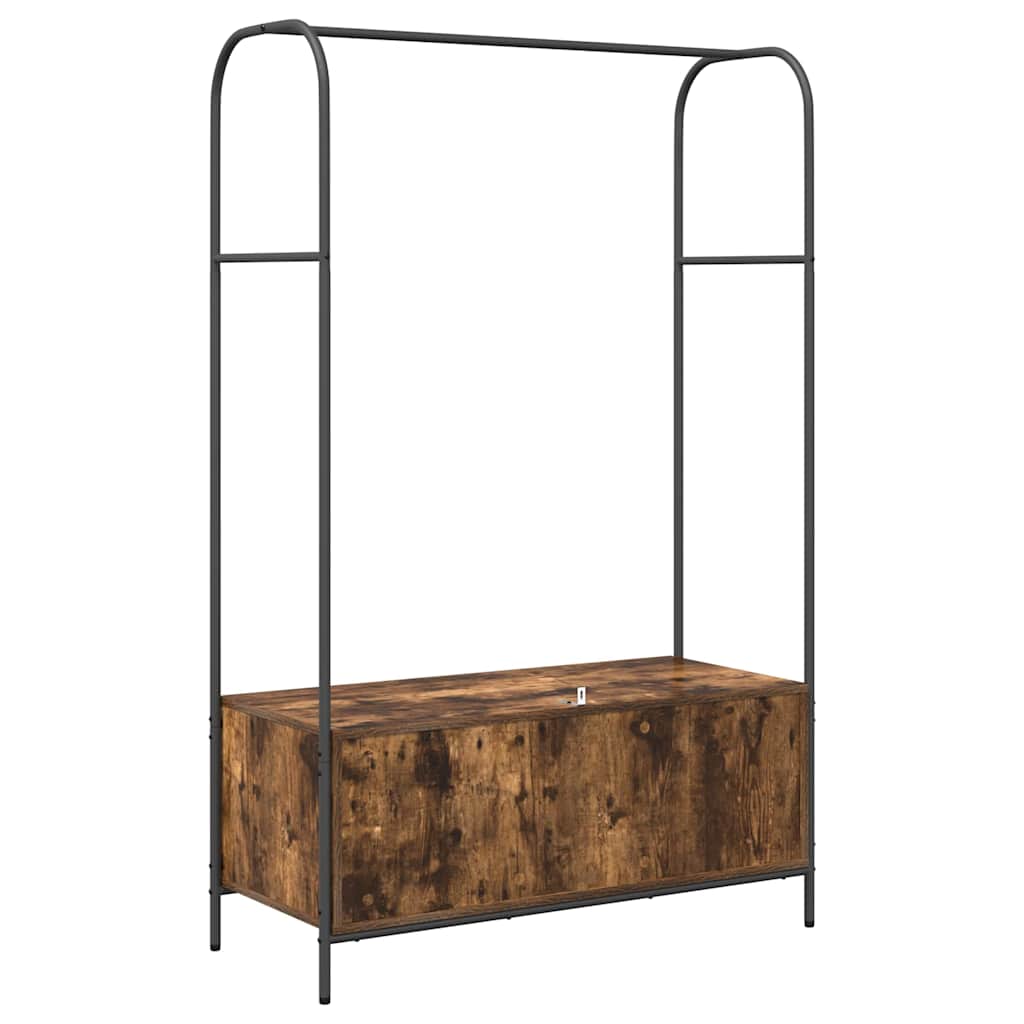 Porte-vêtements Chêne brun 100 x 44 x 160 cm Bois d'ingénierie - XIOS