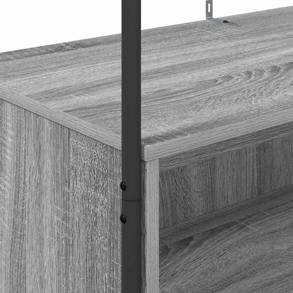Porte-vêtements Gris 100 x 44 x 160 cm Bois d'ingénierie - XIOS