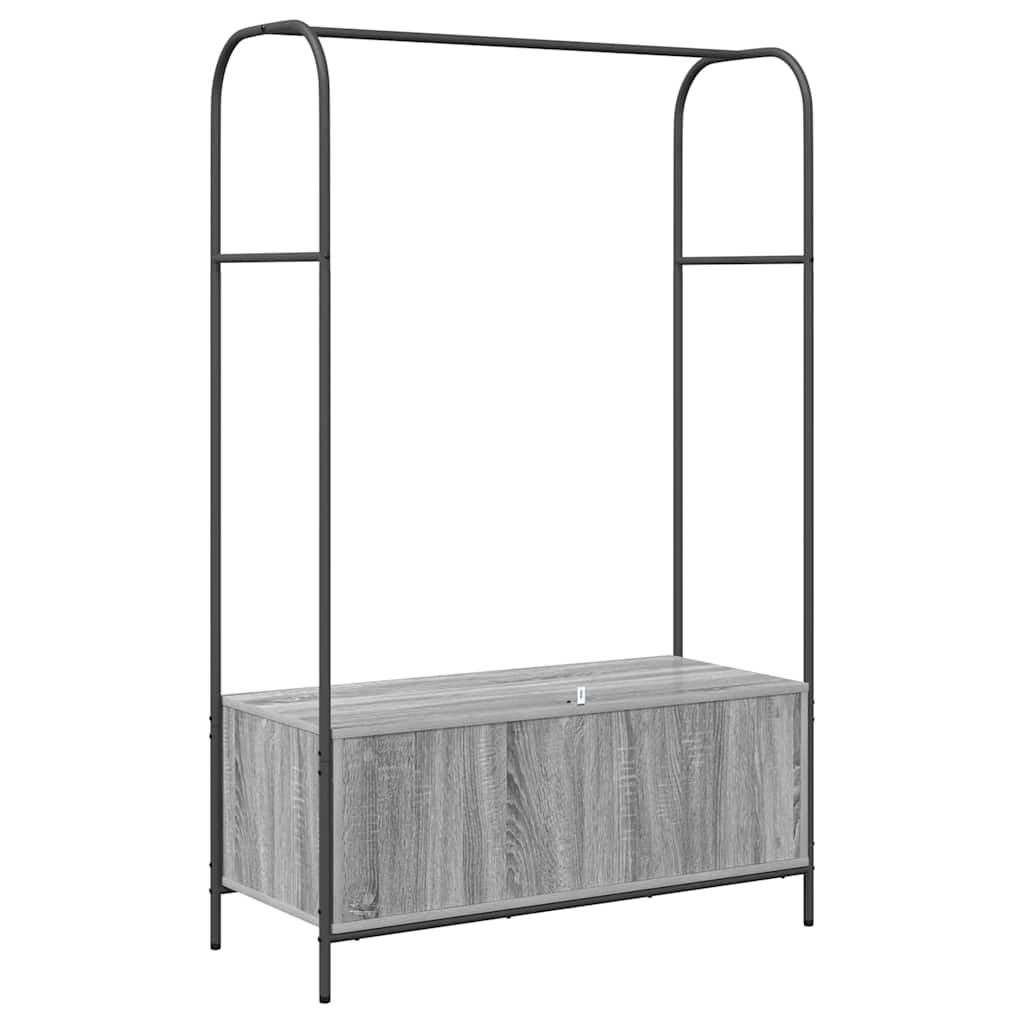 Porte-vêtements Gris 100 x 44 x 160 cm Bois d'ingénierie - XIOS