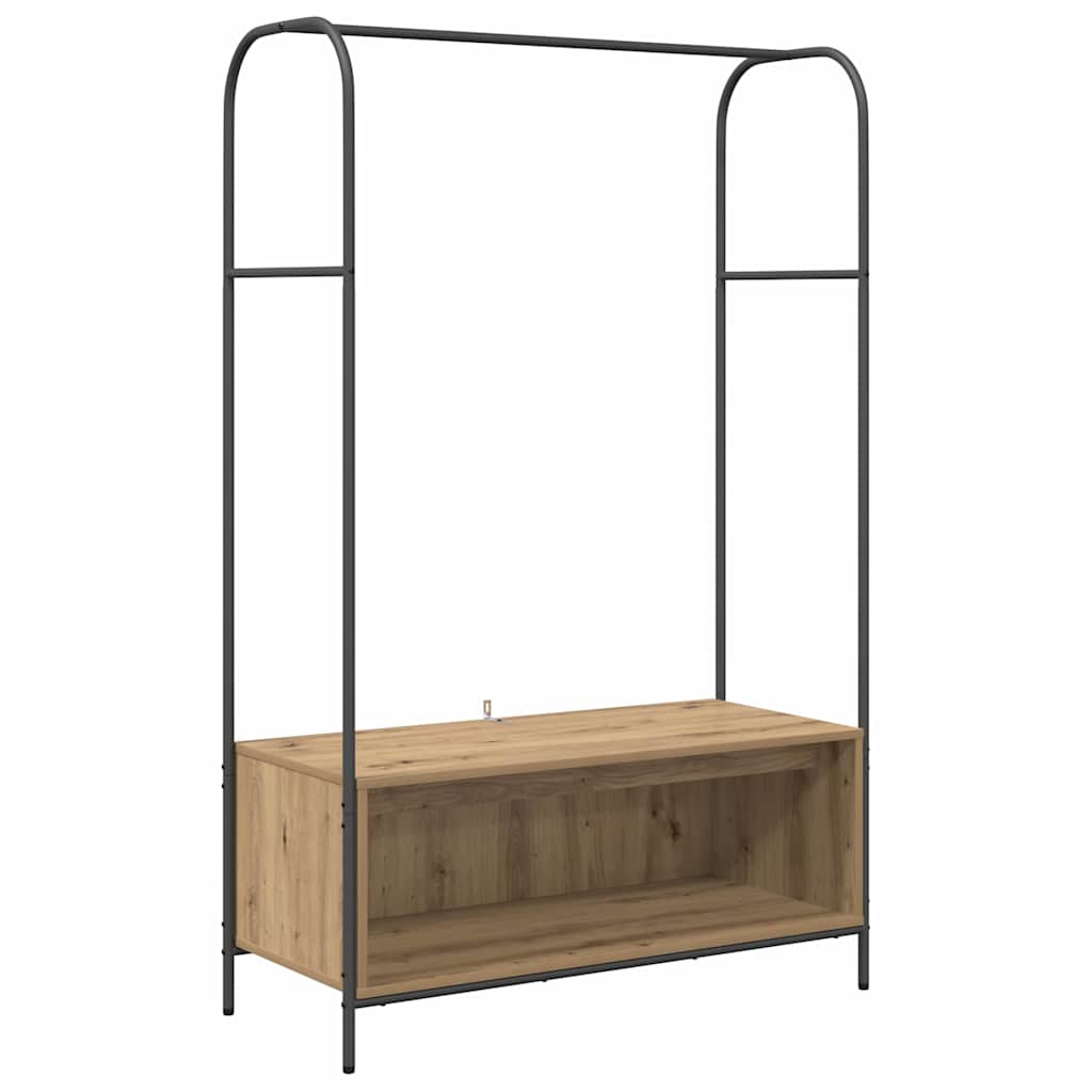 Porte-vêtements Marron 100 x 44 x 160 cm Bois d'ingénierie - XIOS