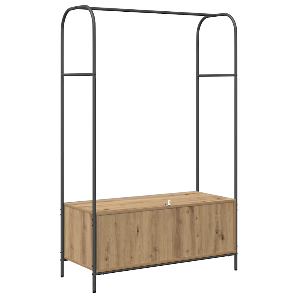 Porte-vêtements Marron 100 x 44 x 160 cm Bois d'ingénierie - XIOS