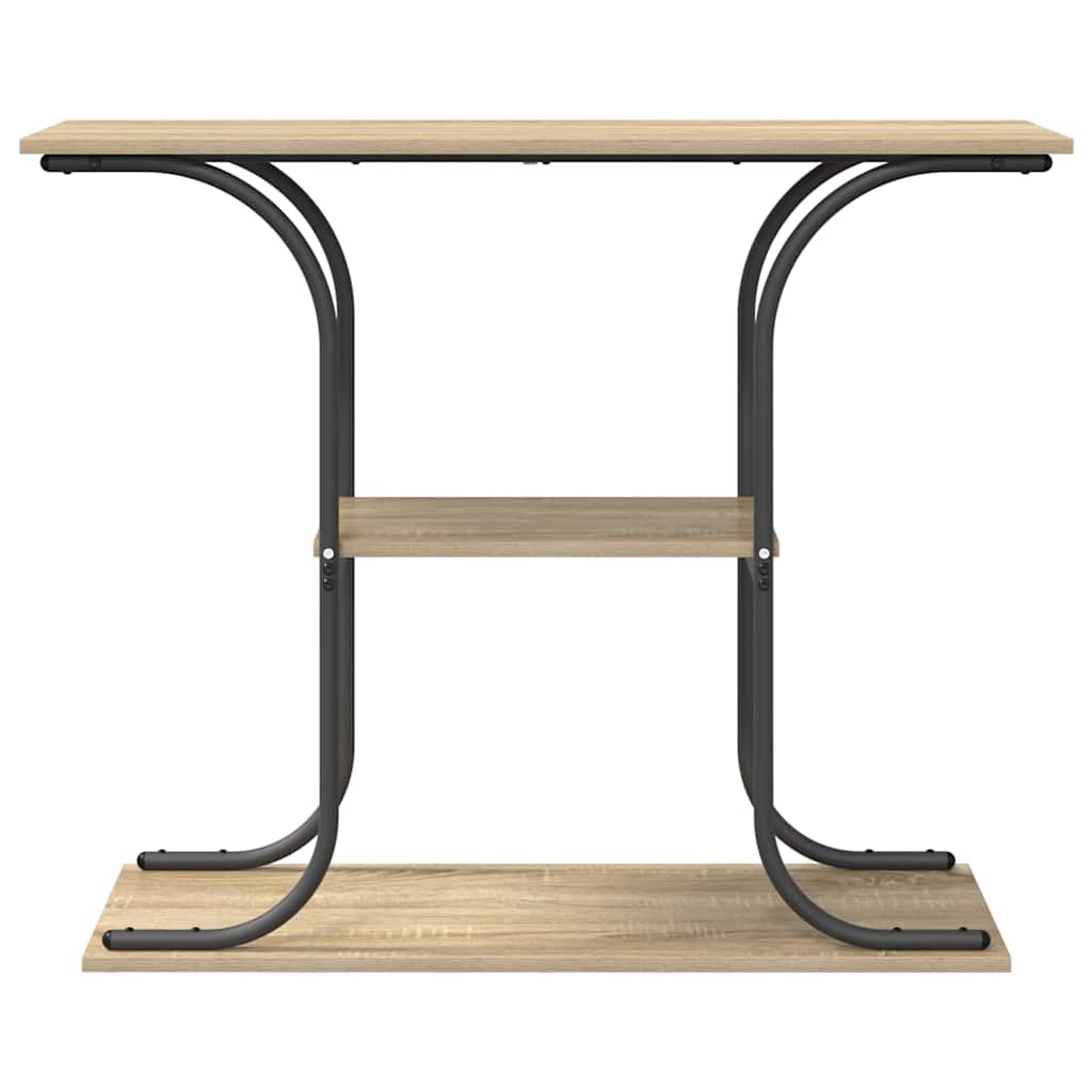 Table console Chêne sonoma 101 x 35 x 80.5 cm Bois d'ingénierie - XIOS