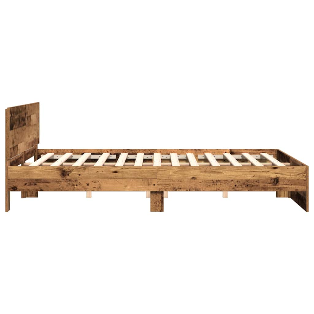 Cadre de lit Bois ancien 203 x 185 x 70 cm Bois d'ingénierie - XIOS