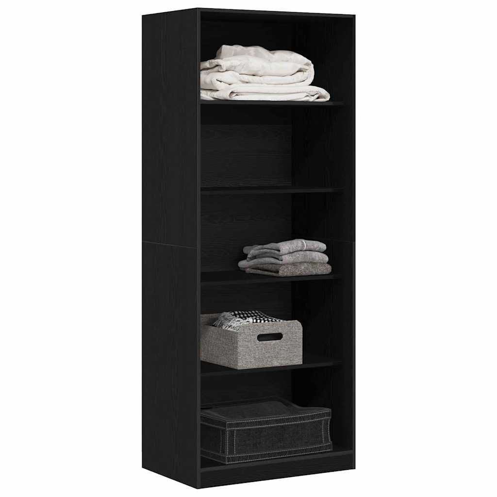 Armoire Chêne Noir 80 x 50 x 200 cm Bois d'ingénierie - XIOS