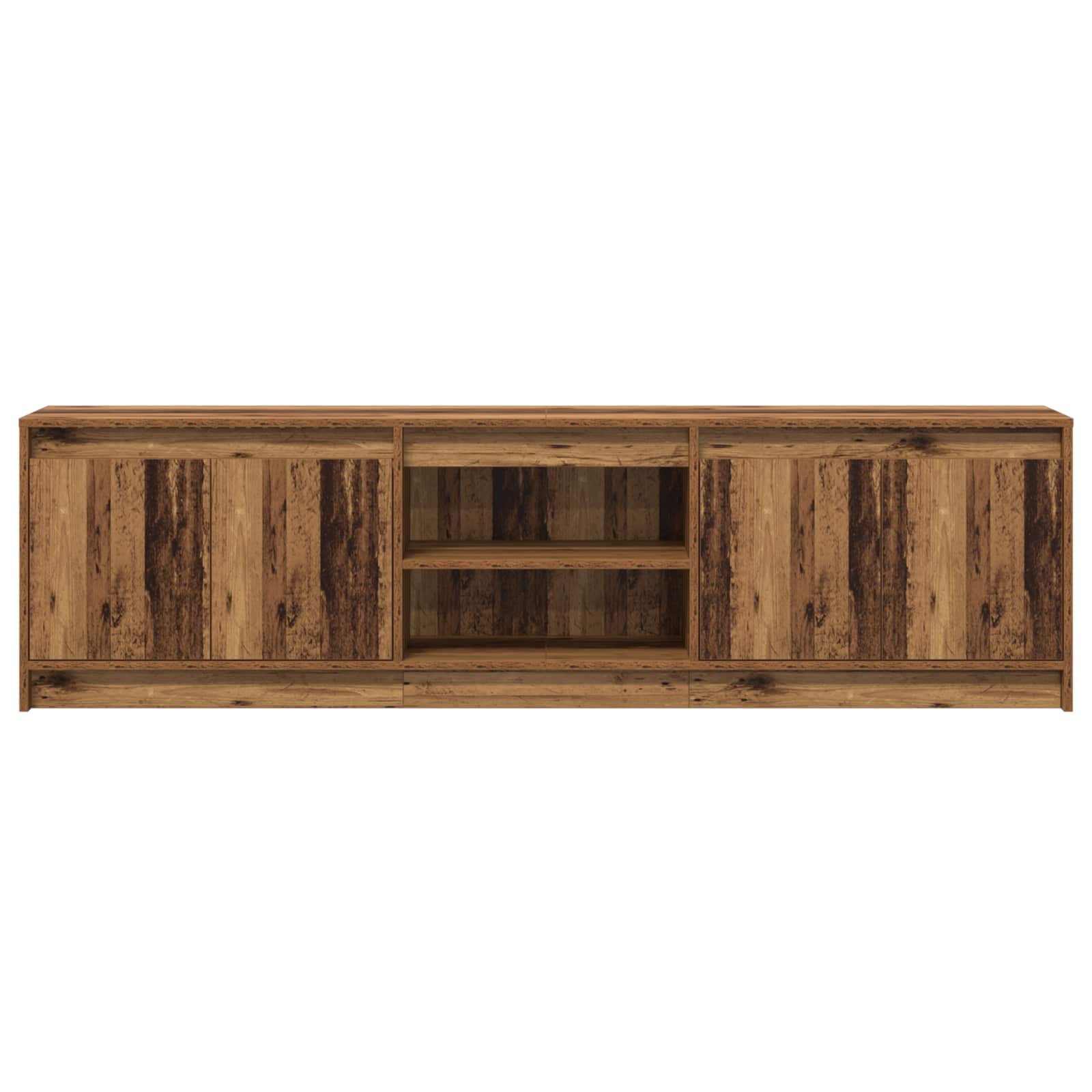 Unites TV 2 pcs Marron 180 x 34 x 50 cm Bois d'ingénierie - XIOS