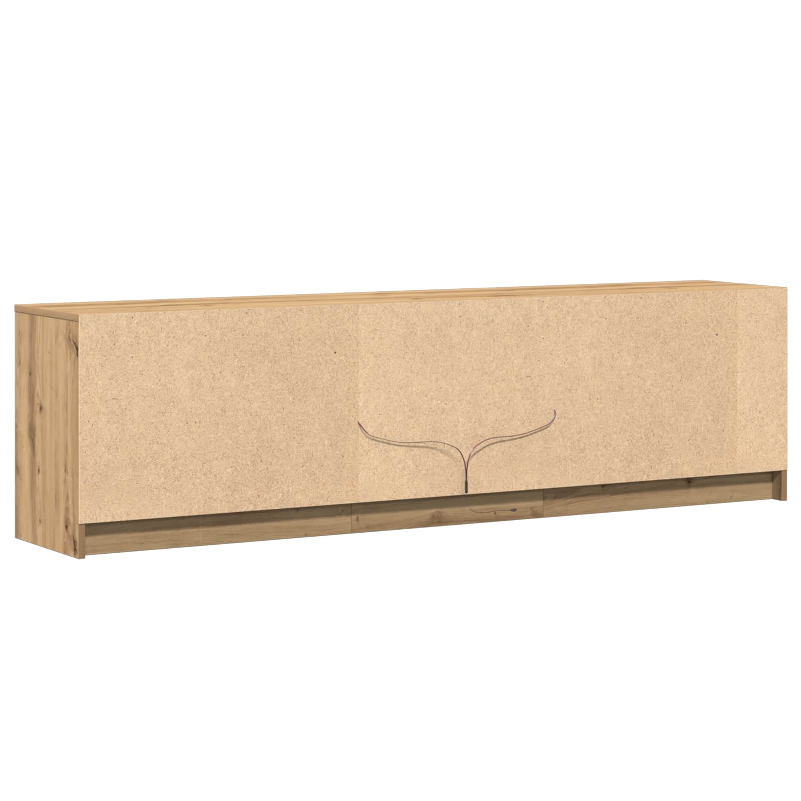 Unites TV 2 pcs Marron 180 x 34 x 50 cm Bois d'ingénierie - XIOS