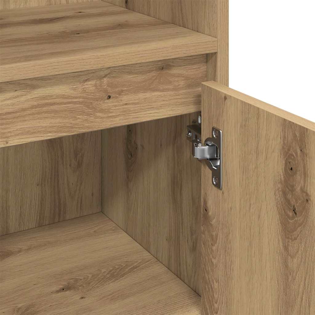Ensemble de mobilier de salle de bain 3 pc Chêne artisanal