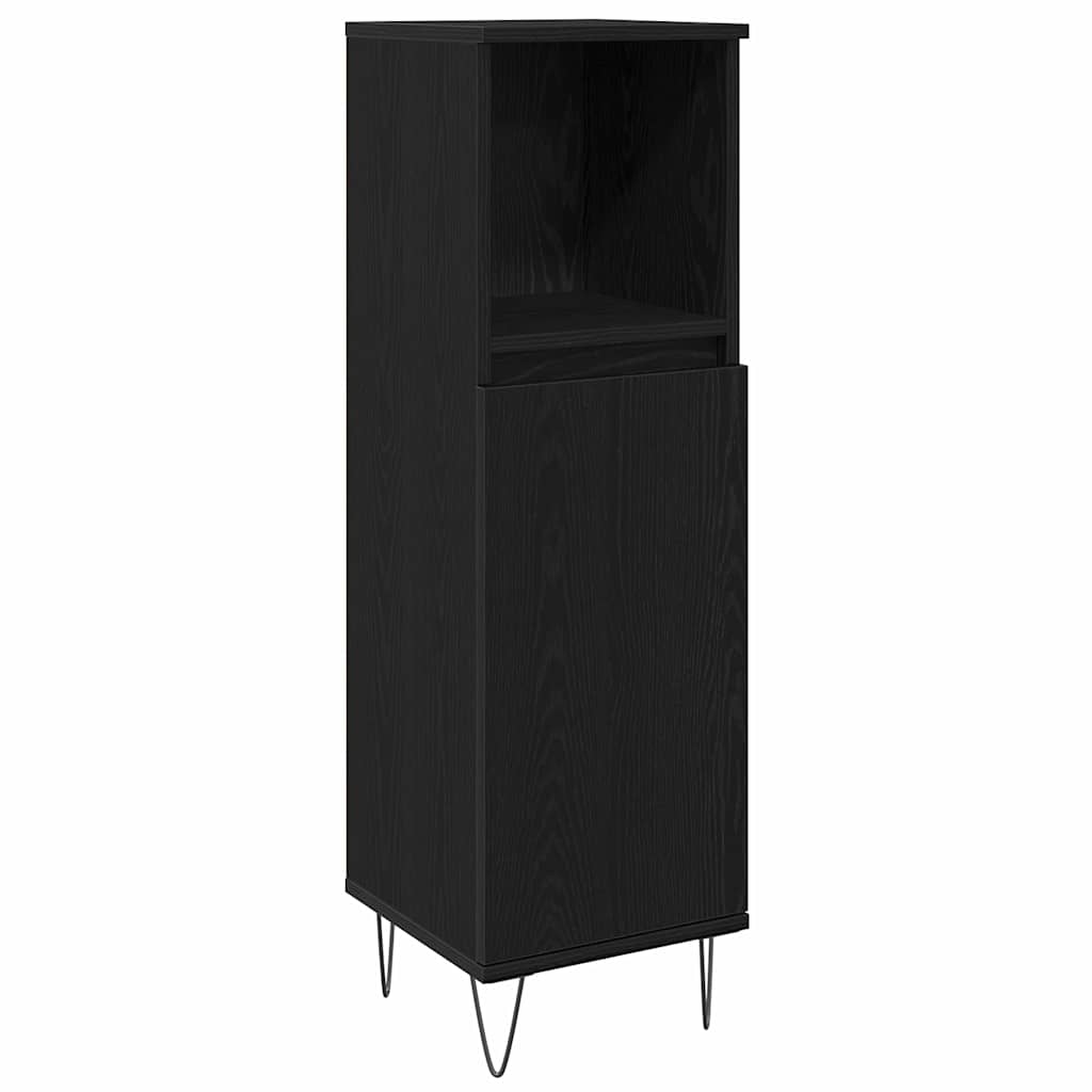 Ensemble de mobilier de salle de bain 3 pc Chêne noir