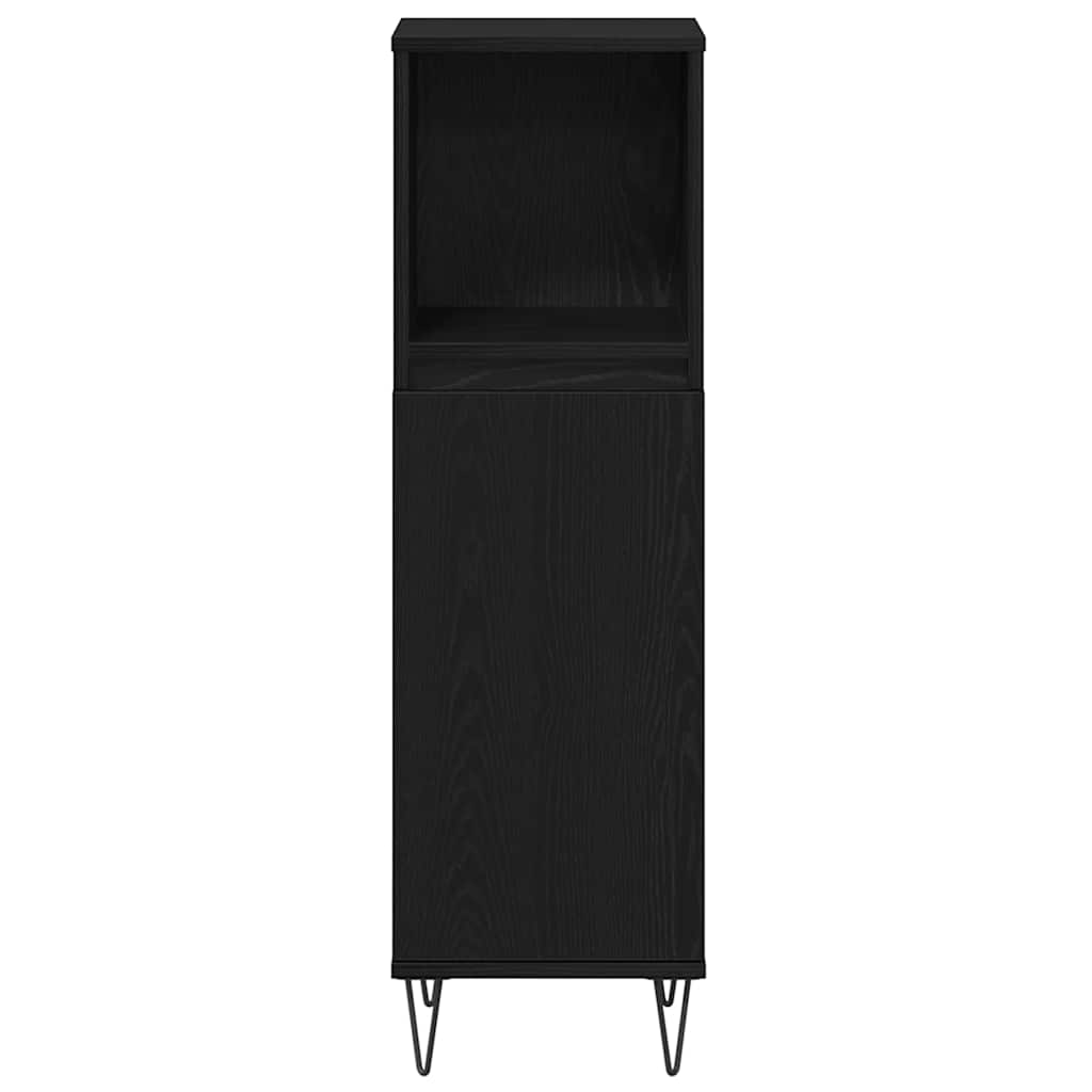 Ensemble de mobilier de salle de bain 3 pc Chêne noir