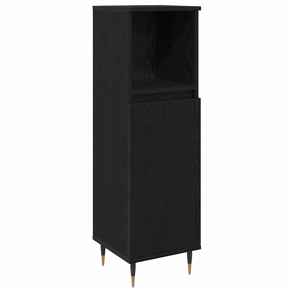 Ensemble de mobilier de salle de bain 3 pc Chêne noir