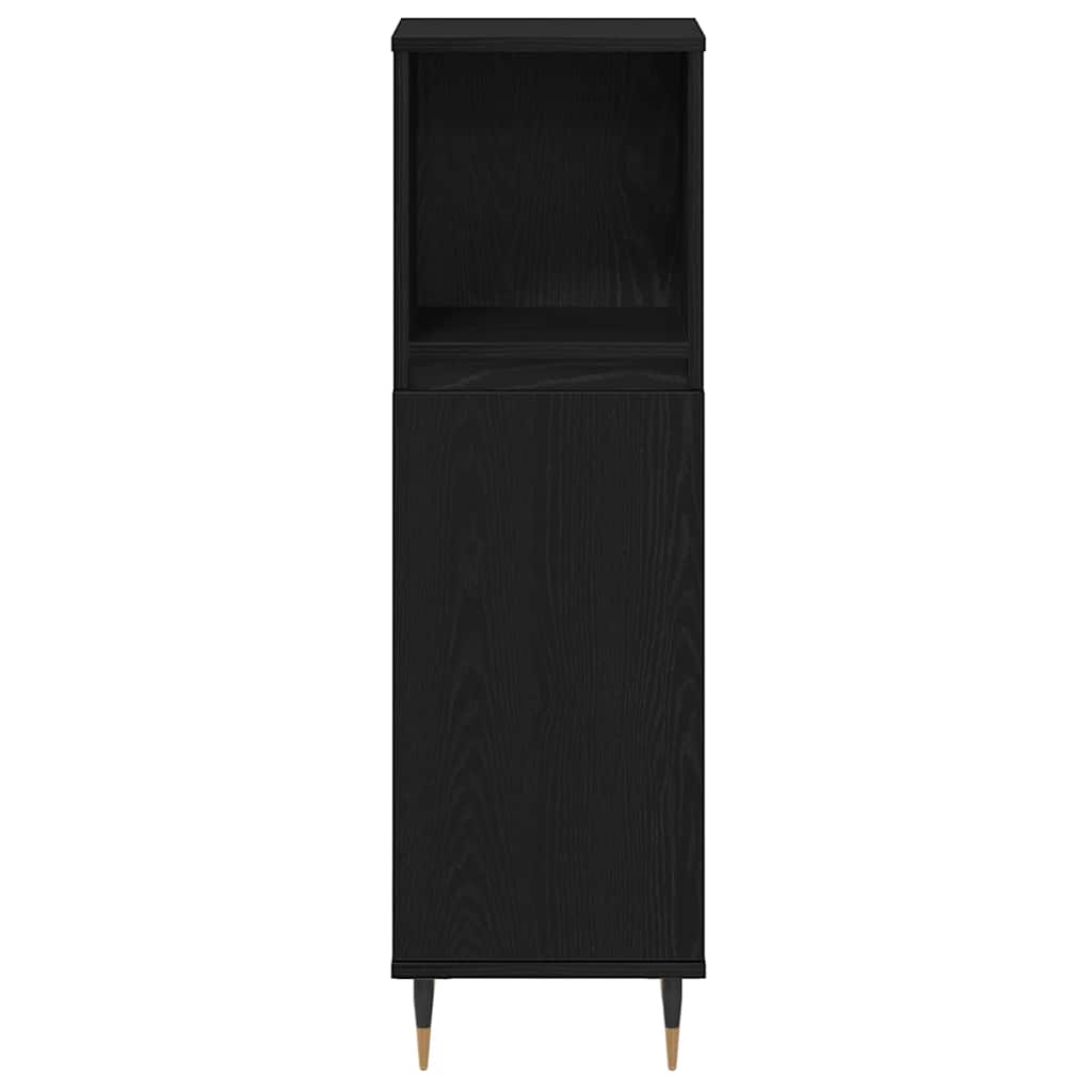 Ensemble de mobilier de salle de bain 3 pc Chêne noir