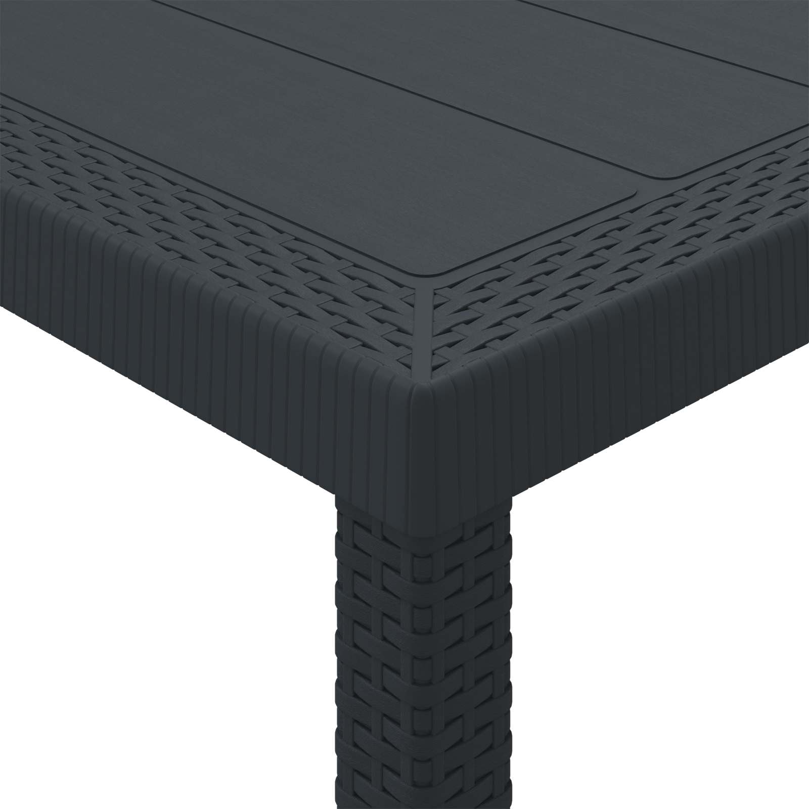 Ensemble de salle à manger pour jardin 11 pcs Anthracite - XIOS