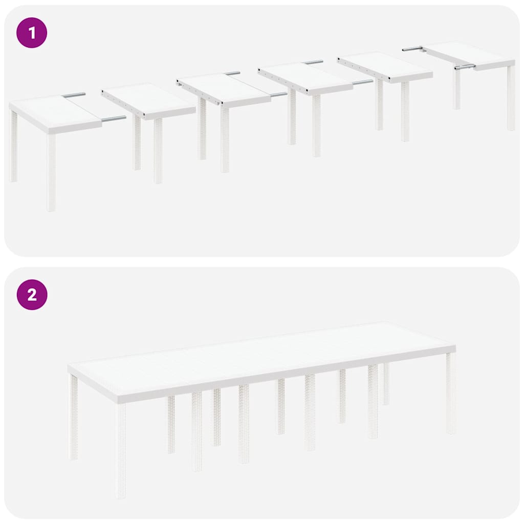 Ensemble de salle à manger pour jardin 13 pc