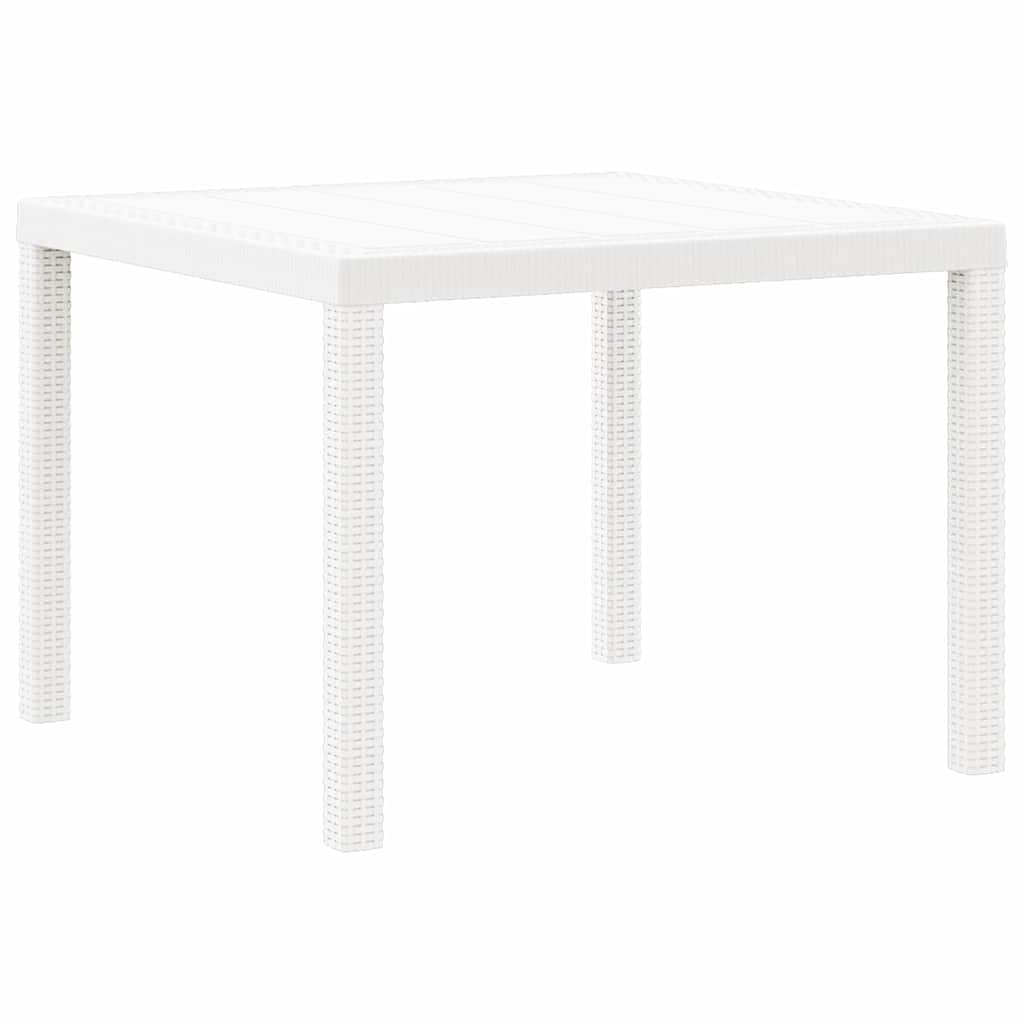 Ensemble de salle à manger pour jardin 3 pc Blanc Polypropylène - XIOS