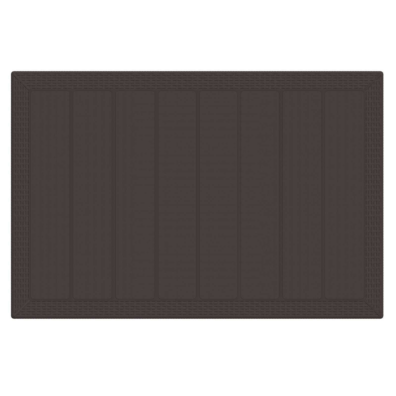 Ensemble de salle à manger pour jardin 5 pcs Marron Rattan Polt - XIOS