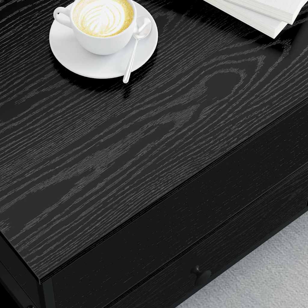 Table basse Chêne noir 100 x 51 x 45 cm Bois d'ingénierie - XIOS