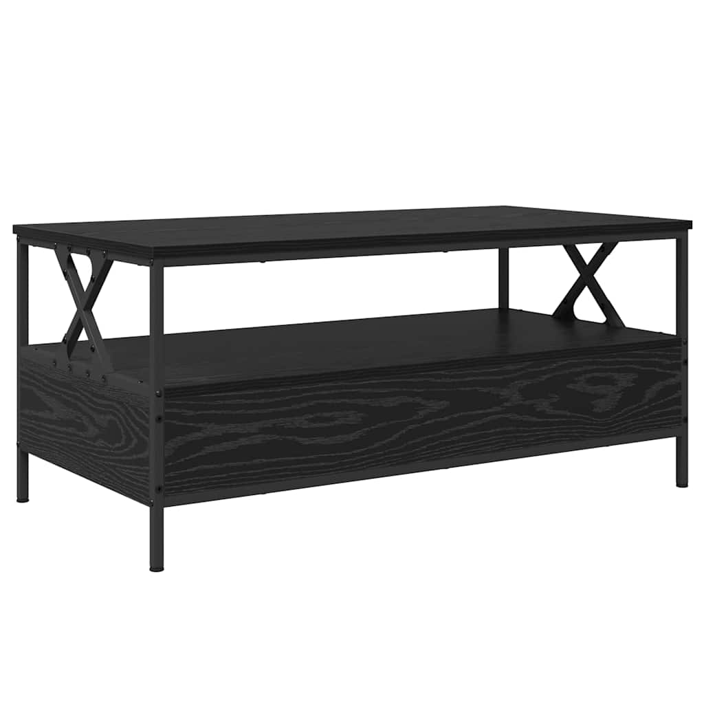 Table basse Chêne noir 100 x 51 x 45 cm Bois d'ingénierie - XIOS