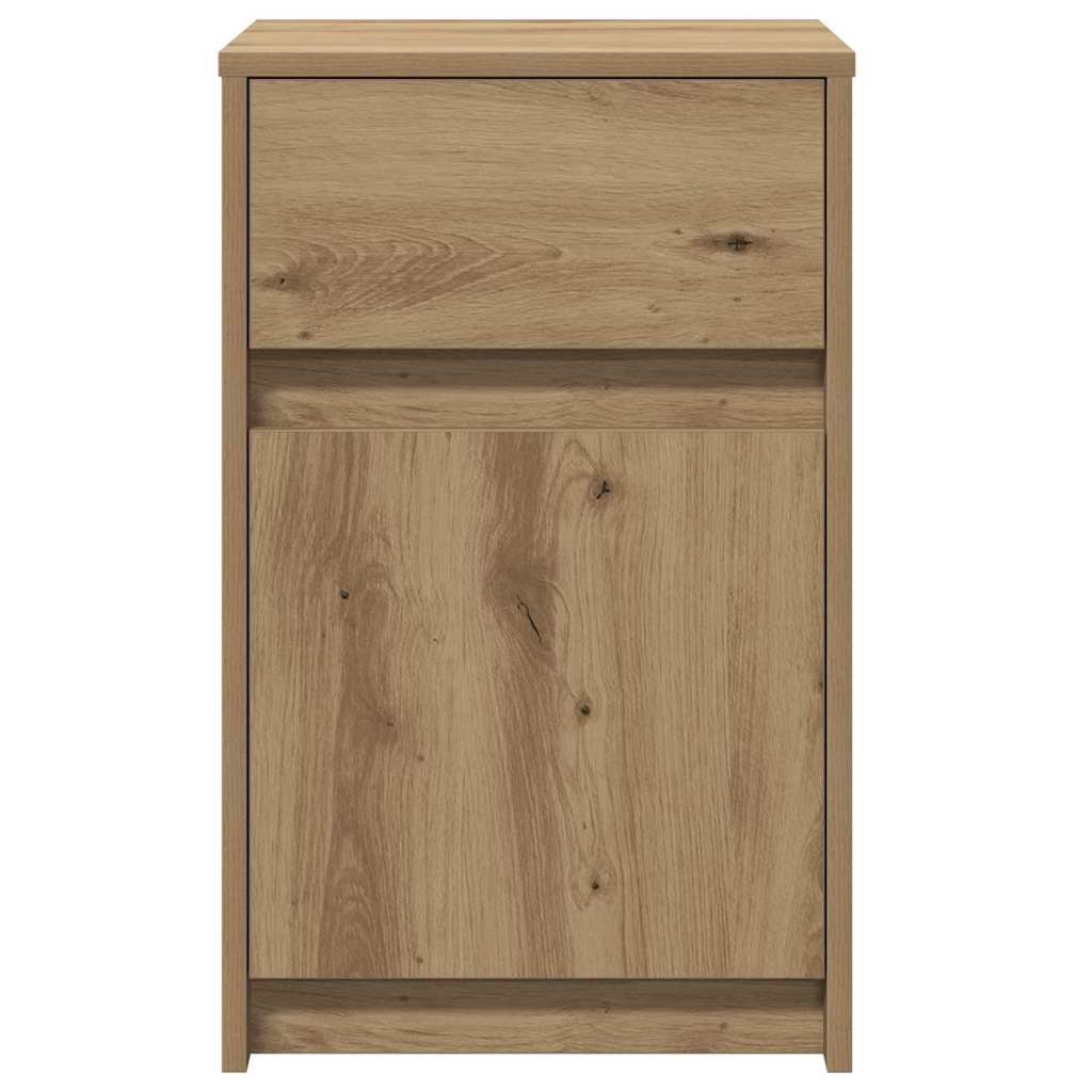 Armoire de chevet LED chêne artisanal 38 x 34 x 61 cm - XIOS
