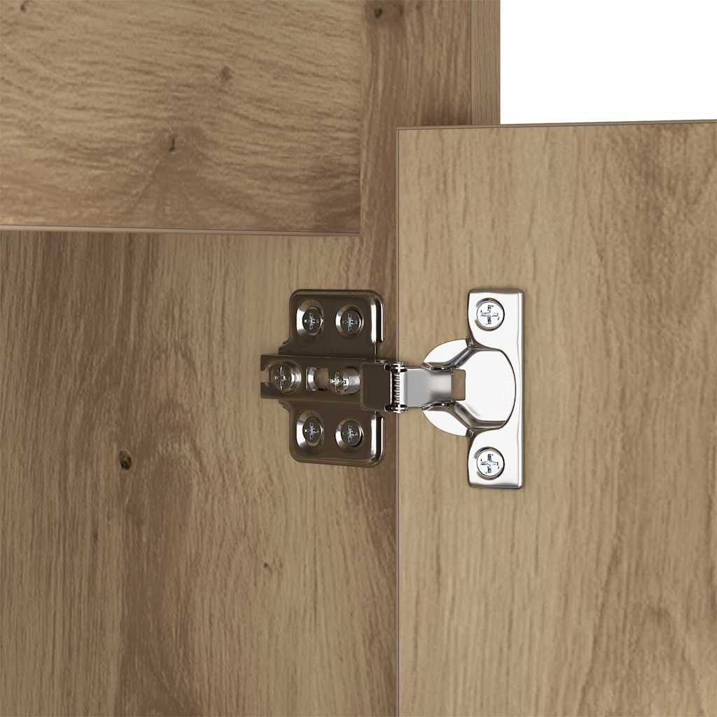 Armoire de chevet LED 2 pcs chêne artisanal 38 x 34 x 61 cm - XIOS