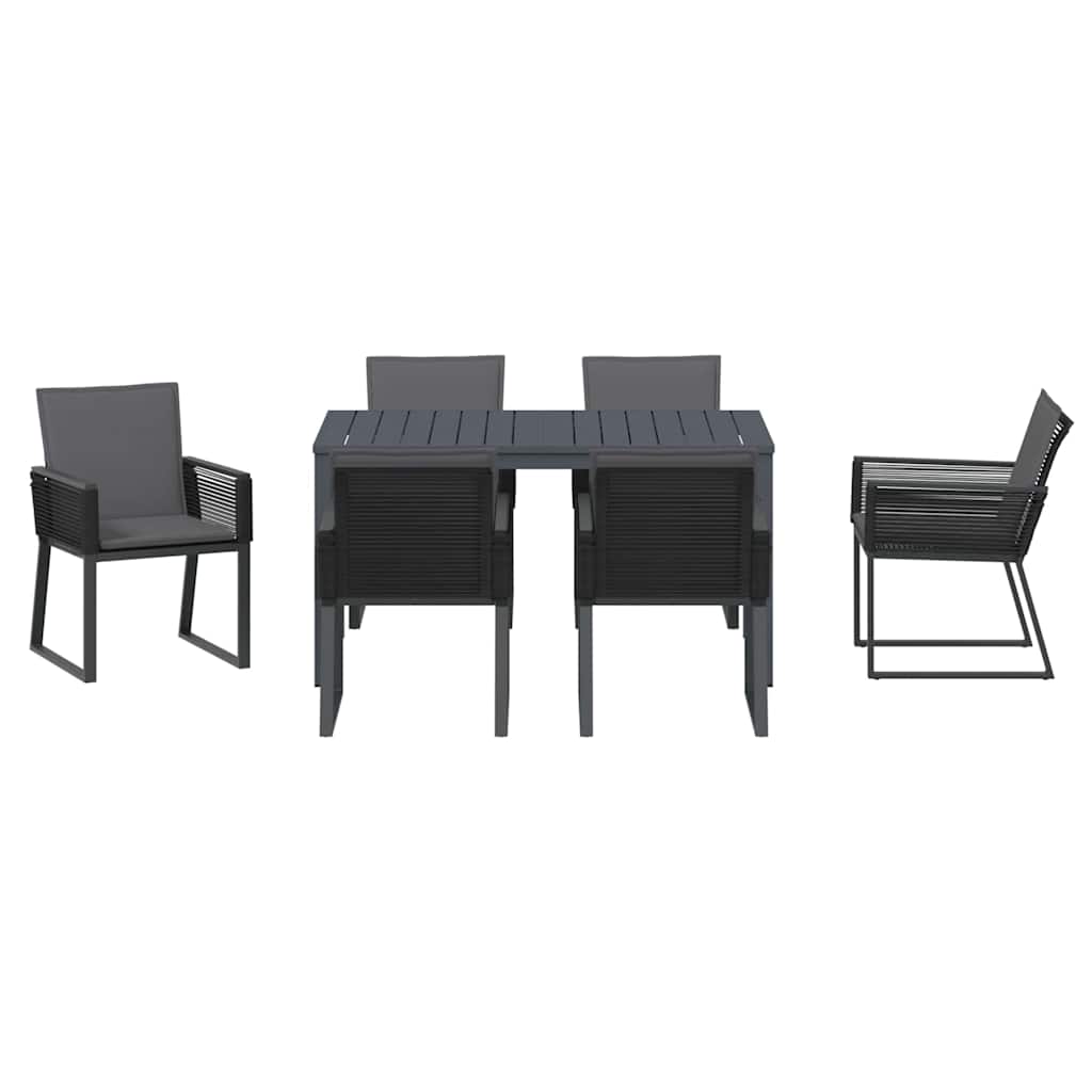 Ensemble de salle à manger pour jardin 7 pcs Anthracite - XIOS
