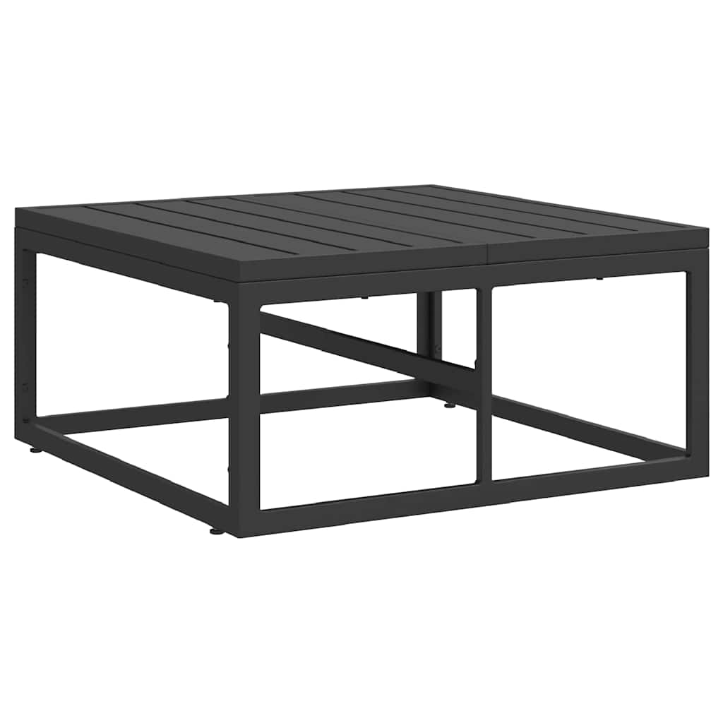 Ensemble de canapé de jardin 4 pcs Noir Métal - XIOS