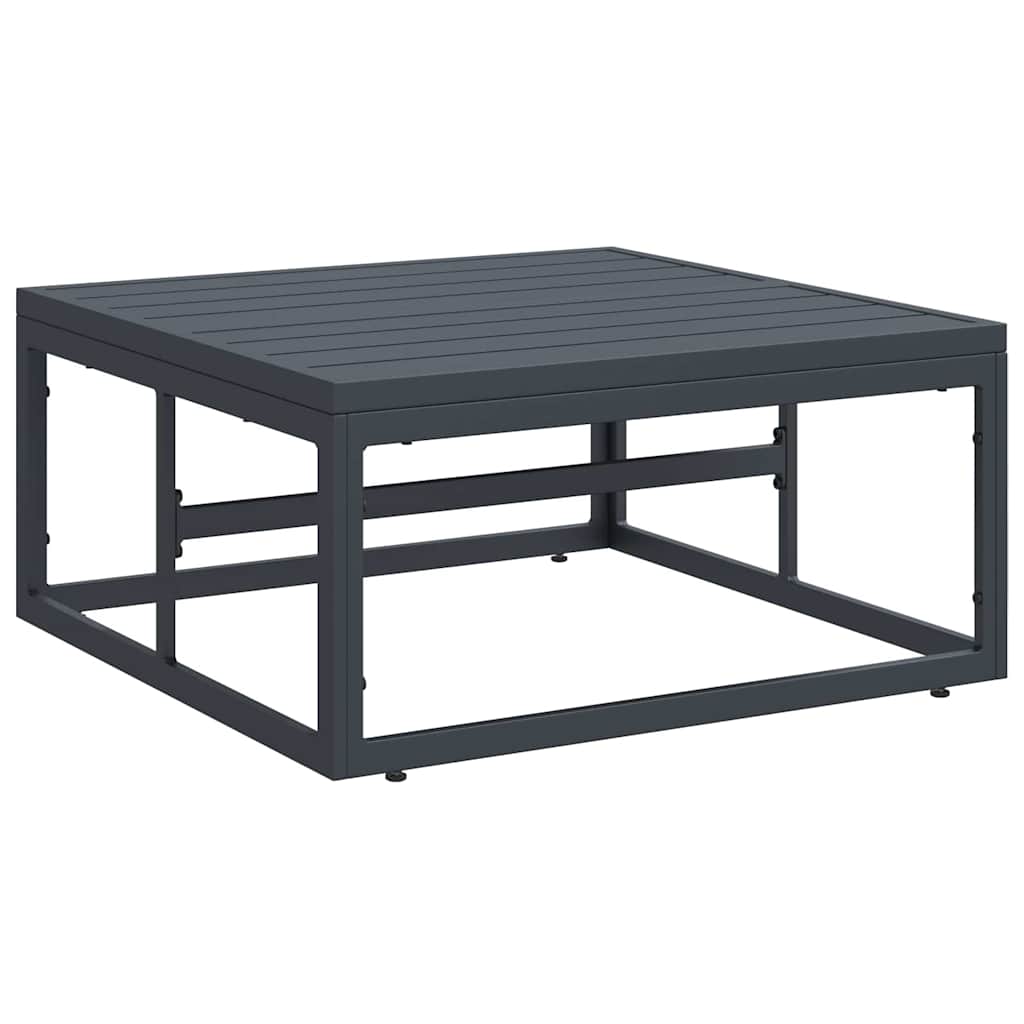Ensemble de canapé de jardin avec coussin 5 pcs Noir Acier - XIOS