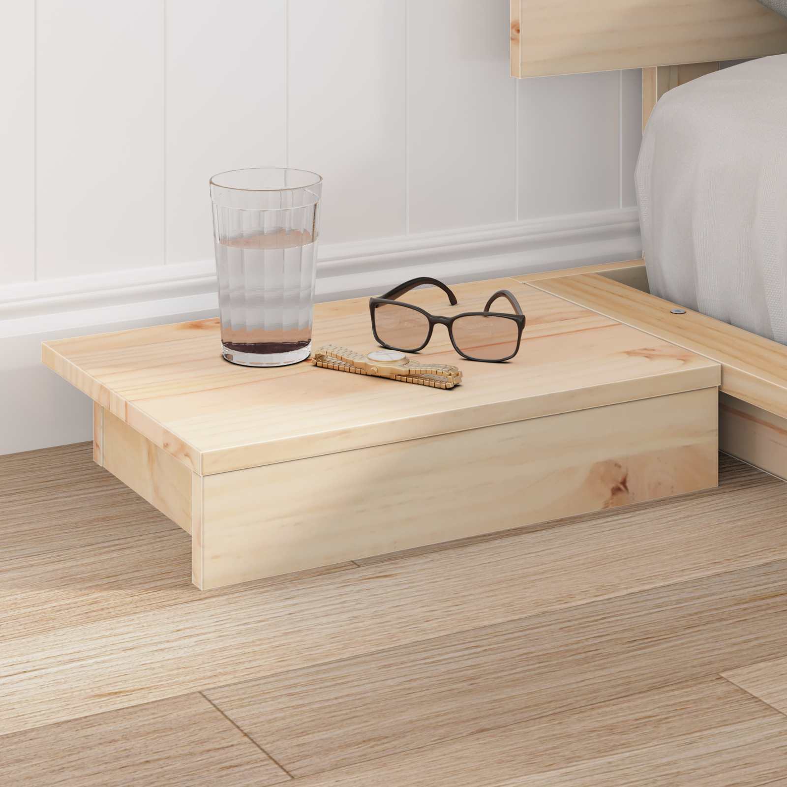 Cadre de lit Marron 120 x 200 cm bois - XIOS
