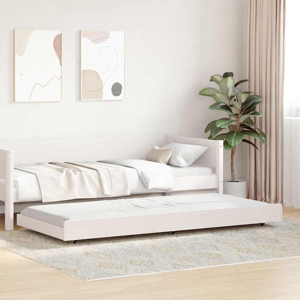 Cadre de lit Blanc 75 x 190 cm Pin massif - XIOS