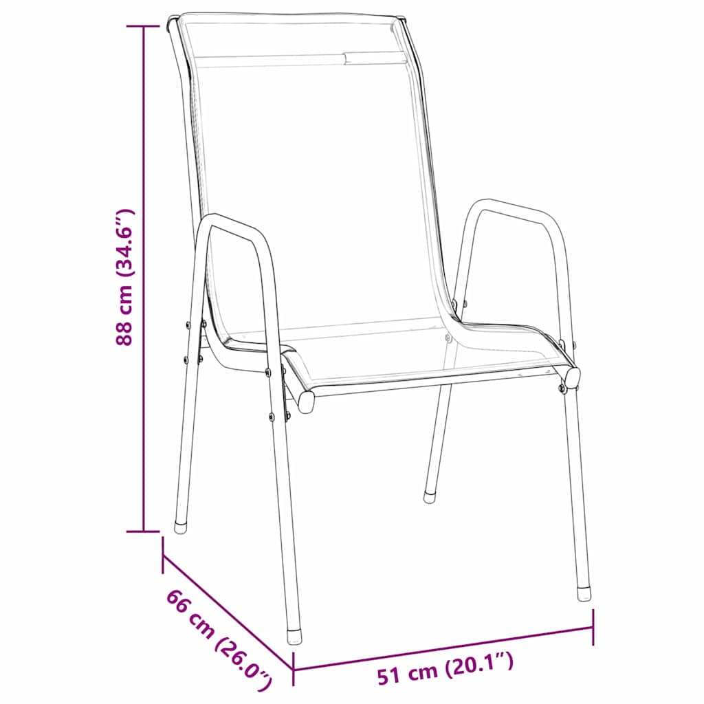 Ensemble de salle à manger pour jardin 7 pcs Noir - XIOS