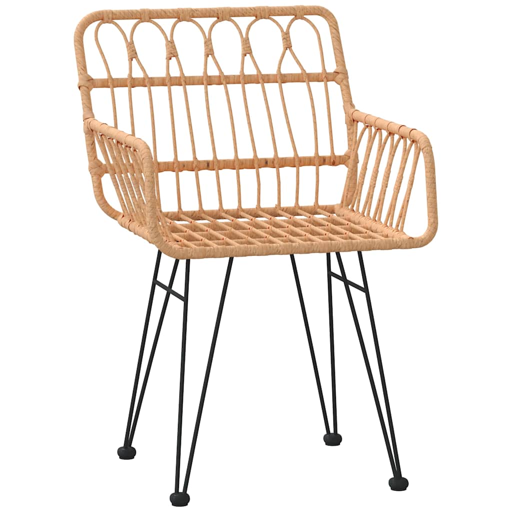 Ensemble de salle à manger pour jardin 3 pcs Marron - XIOS