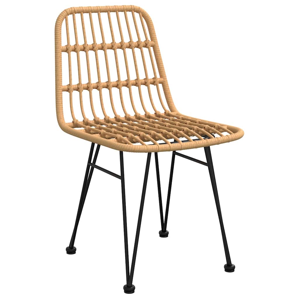 Ensemble de salle à manger pour jardin 5 pcs Marron - XIOS
