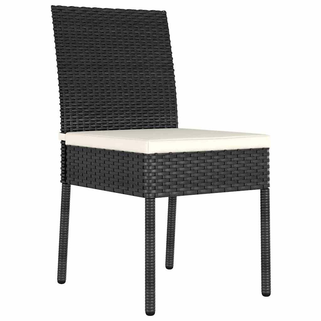 Ensemble de salle à manger pour jardin 5 pcs Noir - XIOS