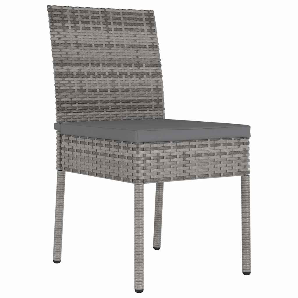 Ensemble de salle à manger pour jardin 5 pcs Gris - XIOS