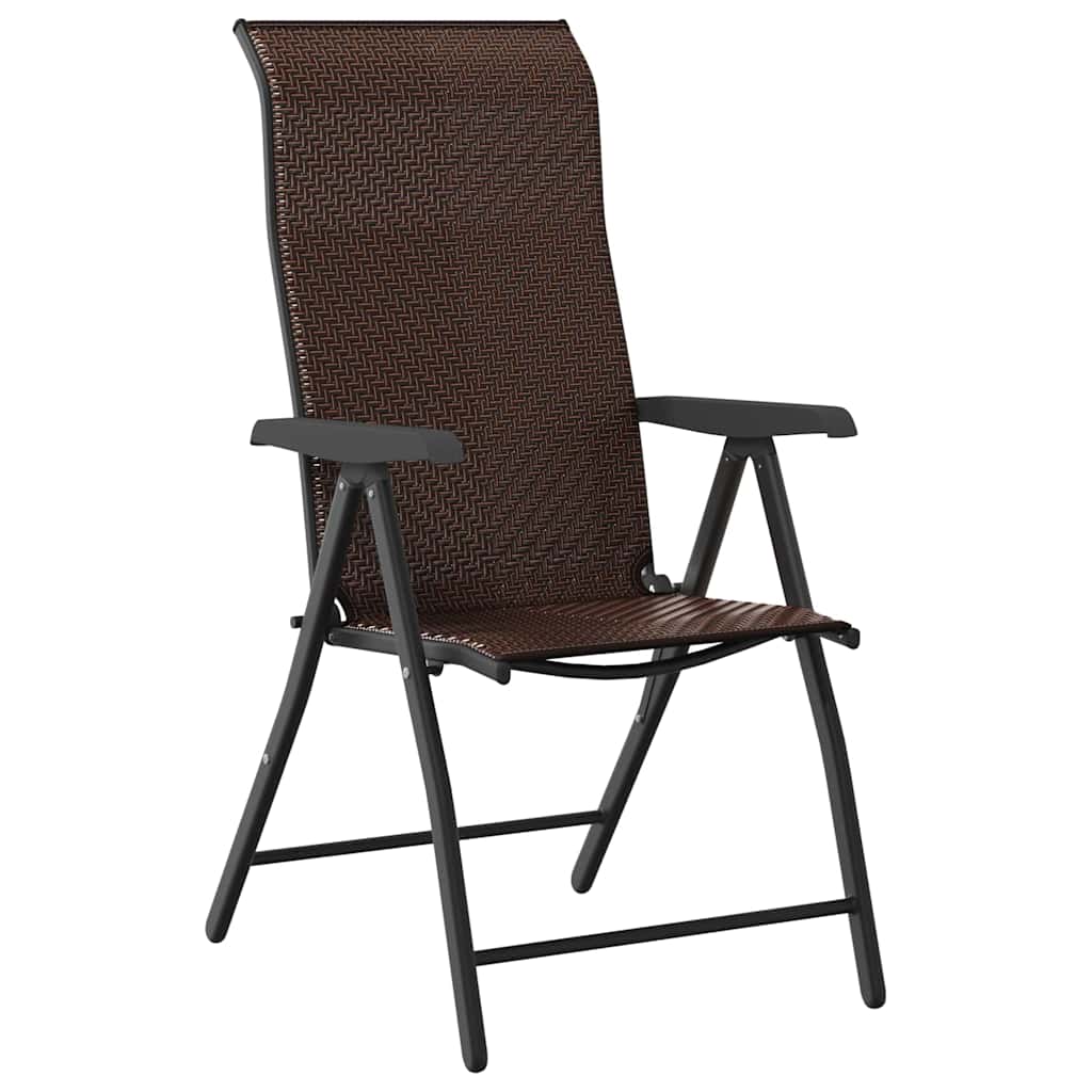 Ensemble de salle à manger pour jardin 7 pcs Marron - XIOS