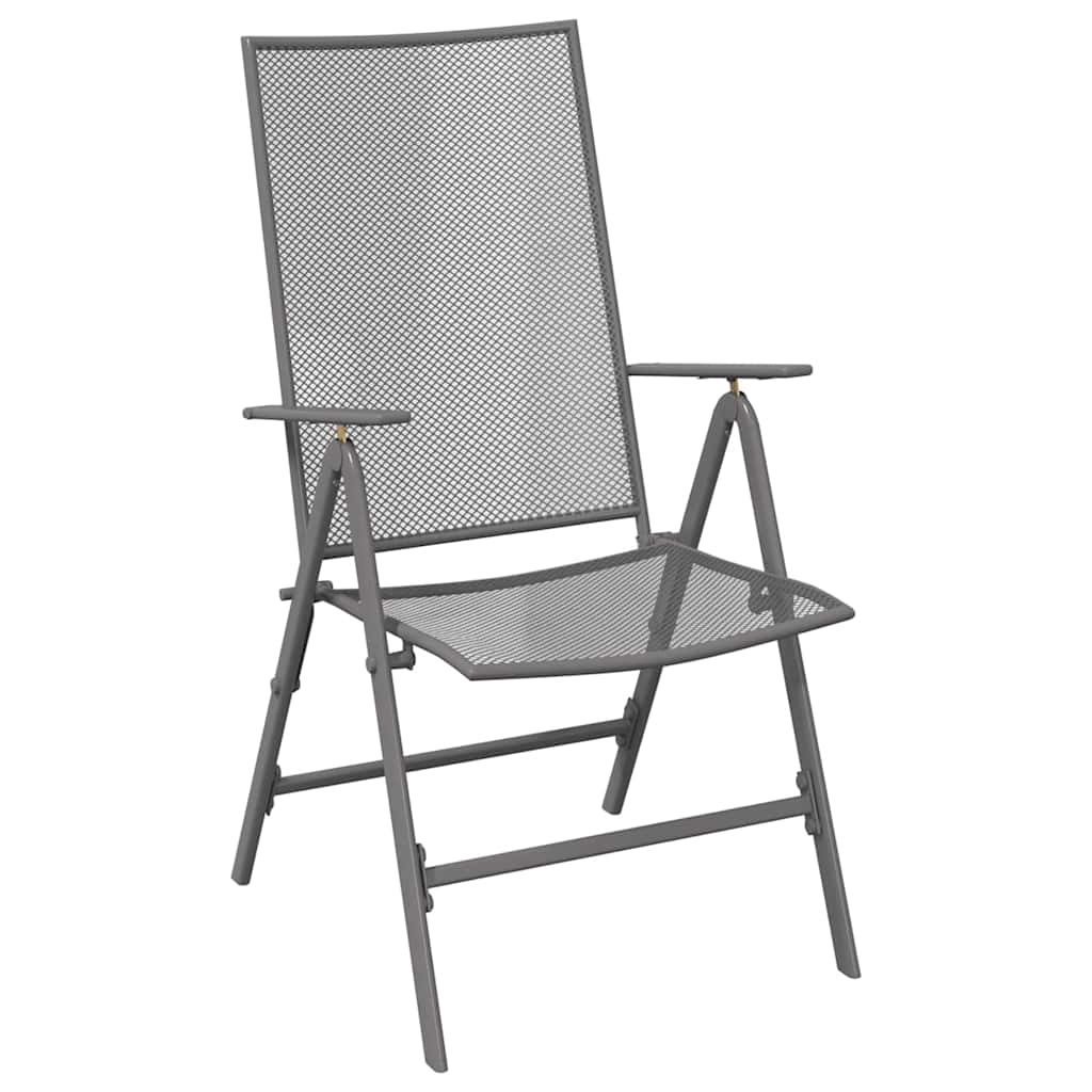 Ensemble de salle à manger pour jardin 3 pcs Anthracite - XIOS