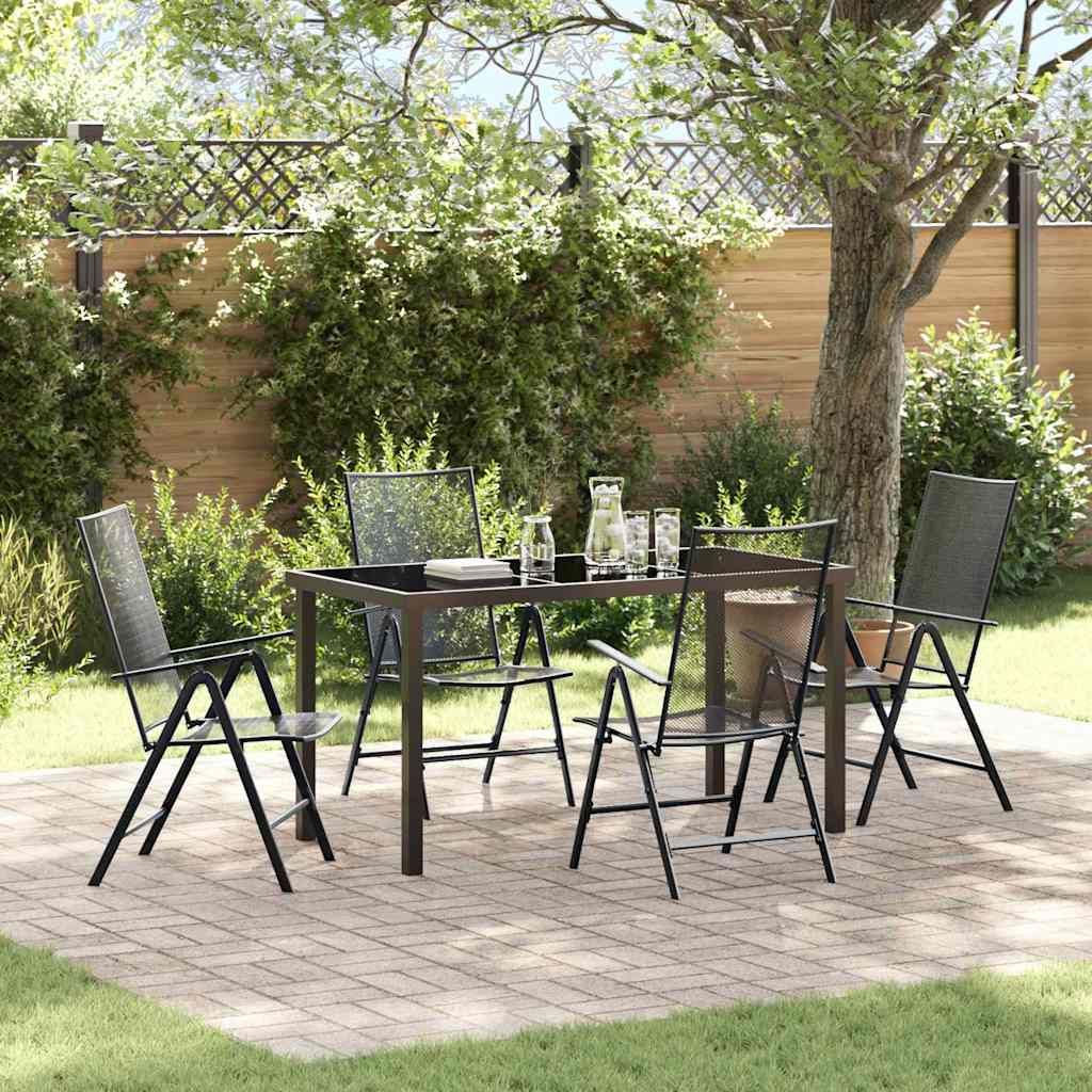 Ensemble de salle à manger pour jardin 5 pcs Anthracite - XIOS